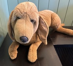 E&J Classics 28″ Realistic Brown Hound Plush Dog Toy Large