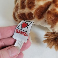Ganz Webkinz Giraffe Plush Retired Stuffed Beanbag Animal HM403 No Code