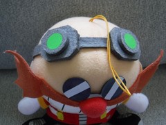 Sonic Hedgehog SD ROBOTNIK Sitting PLUSH Hang Loop Goggles Dr. Eggman 2022 Sega