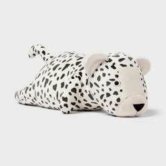 Cheetah Weighted Plush Kids' Throw Pillow Black and White – Pillowfort