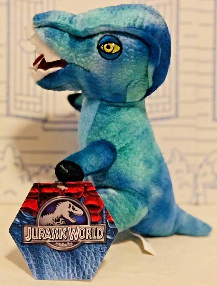 New Jurassic World Blue Dinosaur Plush Velociraptor Rex Doll Universal Toy Dino