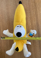 Family Guy 2008 Brian Griffin Dog 16″ Banana Plush Peanut Butter Jelly Time