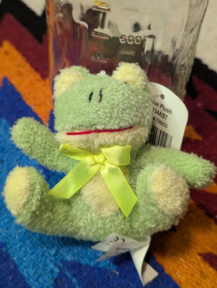 Kuddle Me Toys Value Plush Green Frog Plush Doll | Mini Under 6 in | 1998