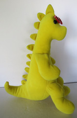 Vtg Francesca Hoerlein Yellow Dinosauer Shades Sunglasses 1986 Toy Plush