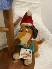 Dennys All Dogs Go To Heaven Christmas Carol 7” Plush Stuffed Itchy 1998 Vintage