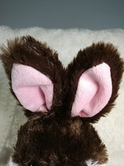Vtg DANN DEE Collectr’s Choice Pink Brown 16″ CHOCOLATE BUNNY Easter Plush 2018
