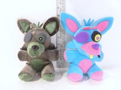2016 OEM Funko Five Nights at Freddy’s FNAF 7″ Phantom & Blacklight Foxy Plush