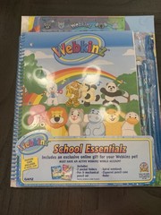 VTG 00s Webkinz School Essentialz Feature Code GANZ 7 PIECE SET NEW C3