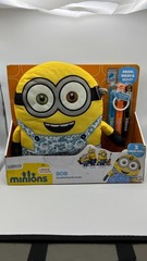 Minions Bob Color N Glow Plush With Washable Markers Movie Exclusive 2-Sided Fun