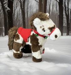Hobby Lobby Dan Dee Plush Christmas Animated Walking Horse Toy Viral Tiktok