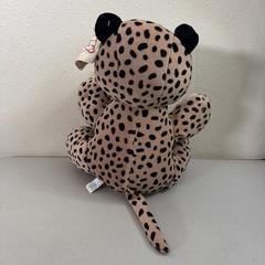 Fiesta 13”Sitting Cute Jacquard Print Leopard Plush Stuffed Animal 2000 Tag