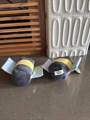 Pair of 2 Bee Swarm Simulator Plush Soft Plushie Basic Bee