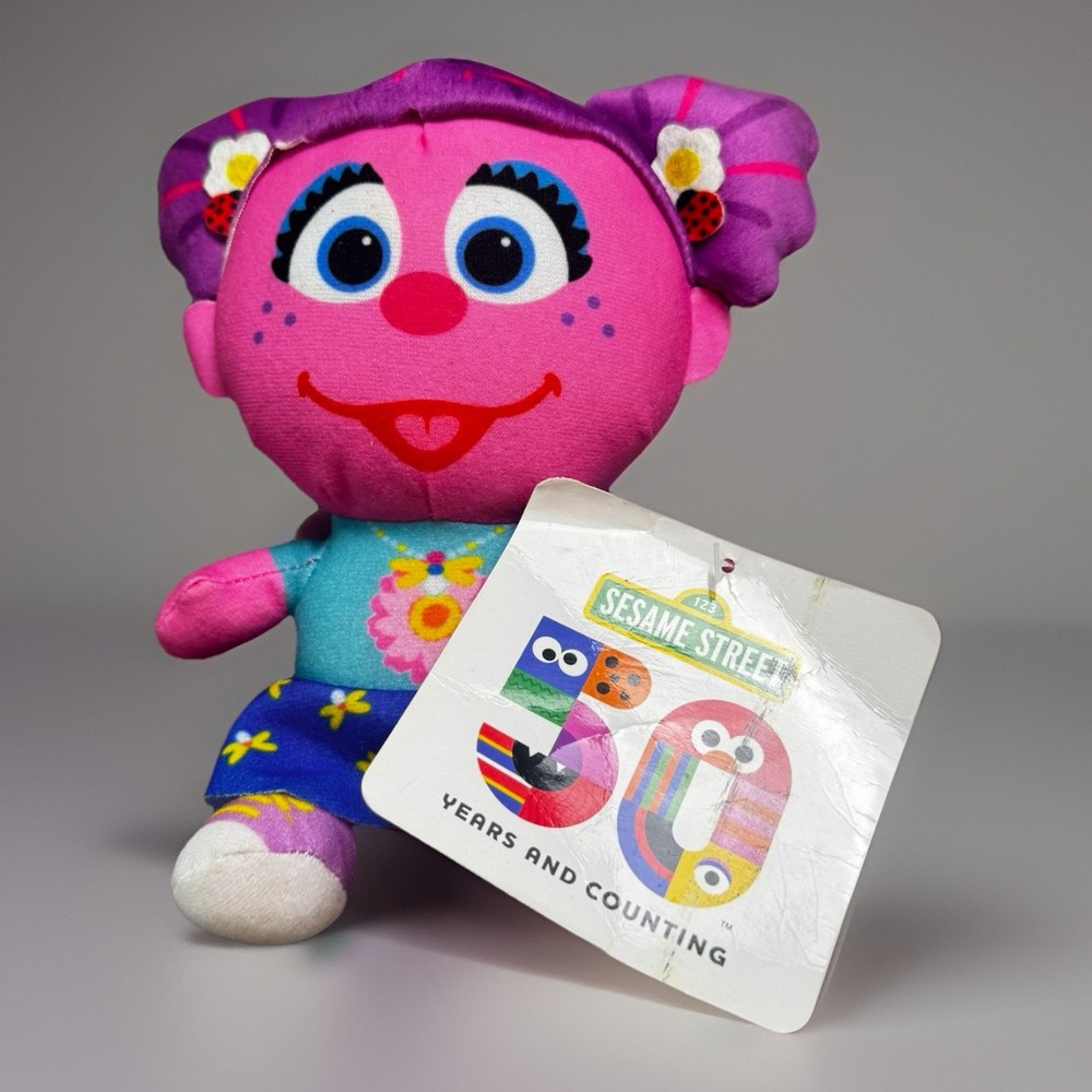 Sesame Street Workshop Abby Cadabby 50 Years Plush Stuffed Animal Toy Factory 7”