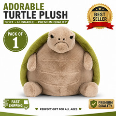 Jellycat Timmy Turtle Stuffed Animal: 12″ Ultra-Soft Plush, Perfect Kids’ Gift