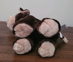 Ganz Webkinz Mocha Pup Plush Stuffed Animal Toy Brown Dog HM348 No Code