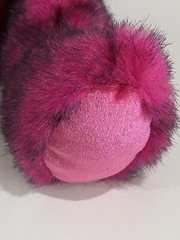 Valentine Teddy Bear Plush 10” Pink & Black Heart Stuffed Animal
