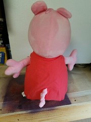 Peppa Pig Plush Stuffed Animal Doll Toy 14” Fiesta 2003 Pink ABD Ltd C16515