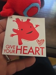 I Heart Guts Plush Red Heart Organ Stuffed Toy 10″ NEW with Tags