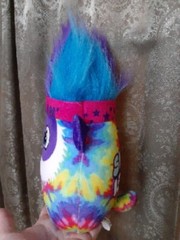 Rare Kipp Brothers Stuffed Plush Monkey Psychedelic The Snuggle Is Real Cute Toy