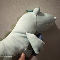 Pillowfort 12″ Mint Green Alligator I LOST A TOOTH Kids’ Plush Milestone Animal