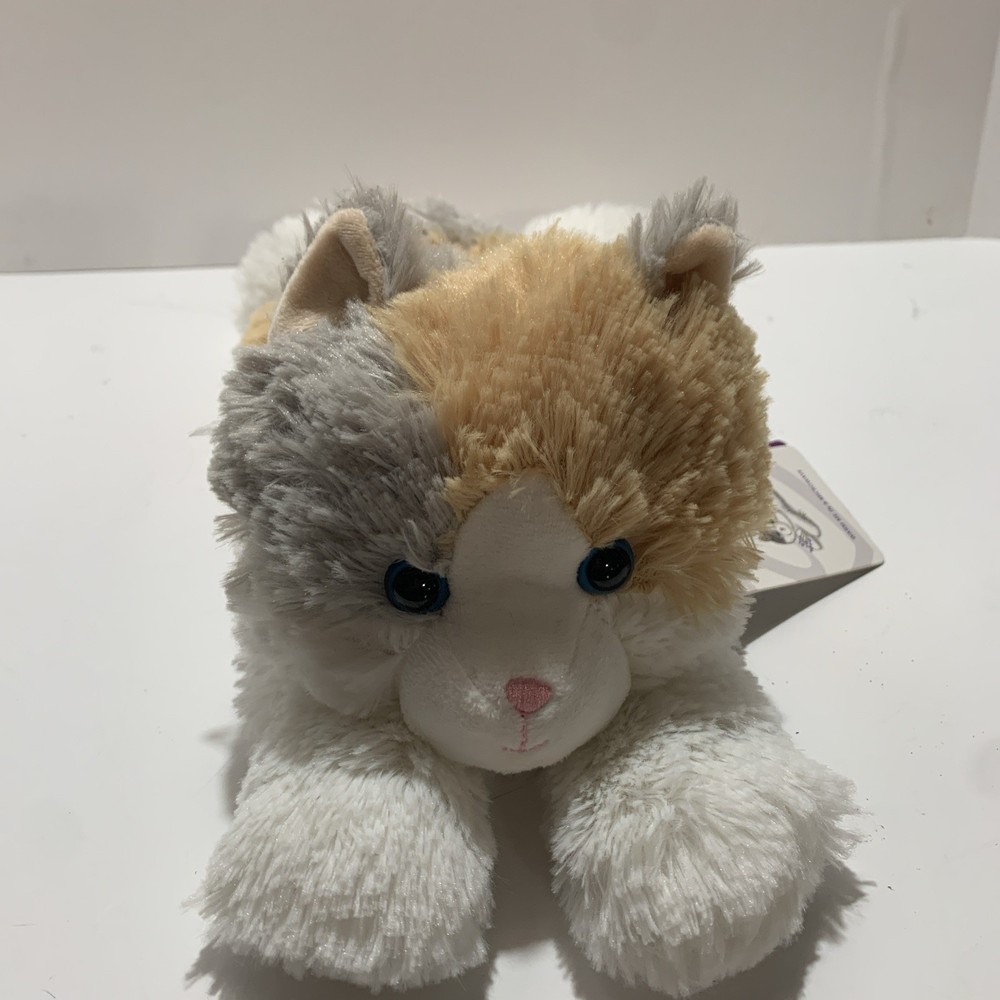 Warmies Cozy Plush Calico Cat Therapy Microwavable Heatable Toy French Lavender