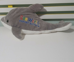 SEA WORLD DOLPHIN TOY SOFT TOY PLUSH TOY 53CM LONG 2015