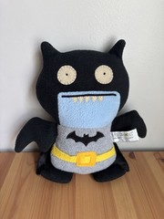 DC Comics Black Blue Gray Batman Uglydoll Ice-Bat Plush 4037971 GUND 2013 10”
