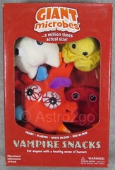 GIANT MICROBES-VAMPIRE SNACKS THEME GIFT BOX-Heart Plasma Red & White Blood Cell