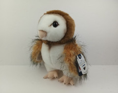 NWT The Heritage Collection By Ganz Barn Owl Brown White Realistic 12″ Plush Toy