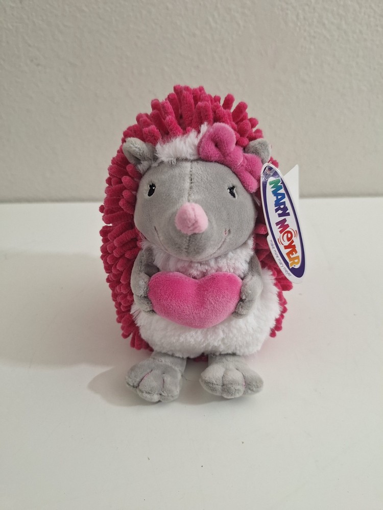 Mary Mayer Tickles Hedgeho Pink Plush 7 In