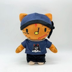 Hello Kitty As SKI MASK Rapper Plush Doll Soft Stuffed Figure Plush Toy Kid 23cm