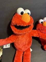 Lot Of 5 Sesame Street Elmo & Cookie Monster Plush Toys Large & Small #P