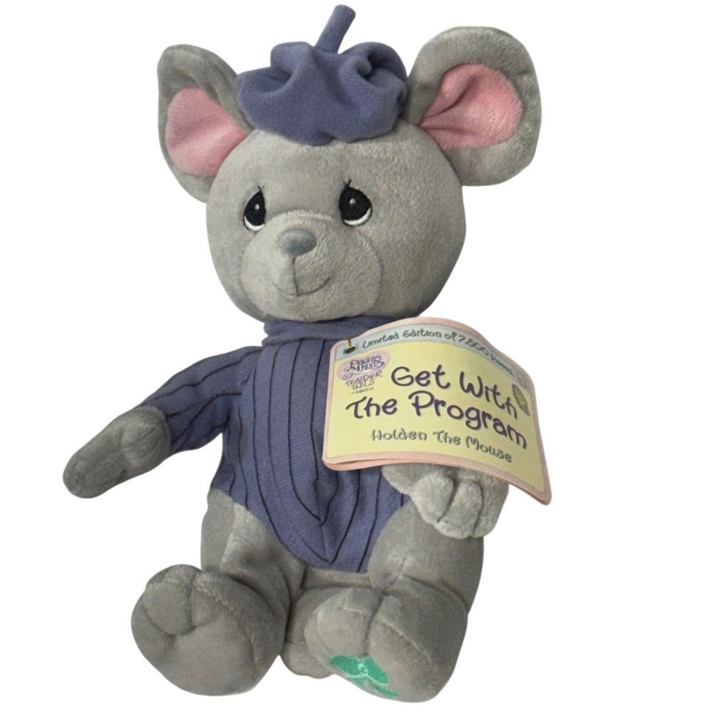 Precious Moments Tender Tails Holden The Mouse Plush Toy
