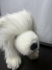 Ganz Webkinz Samoyed Dog Plush Toy White Fluffy Stuffed Animal HM176 No Code
