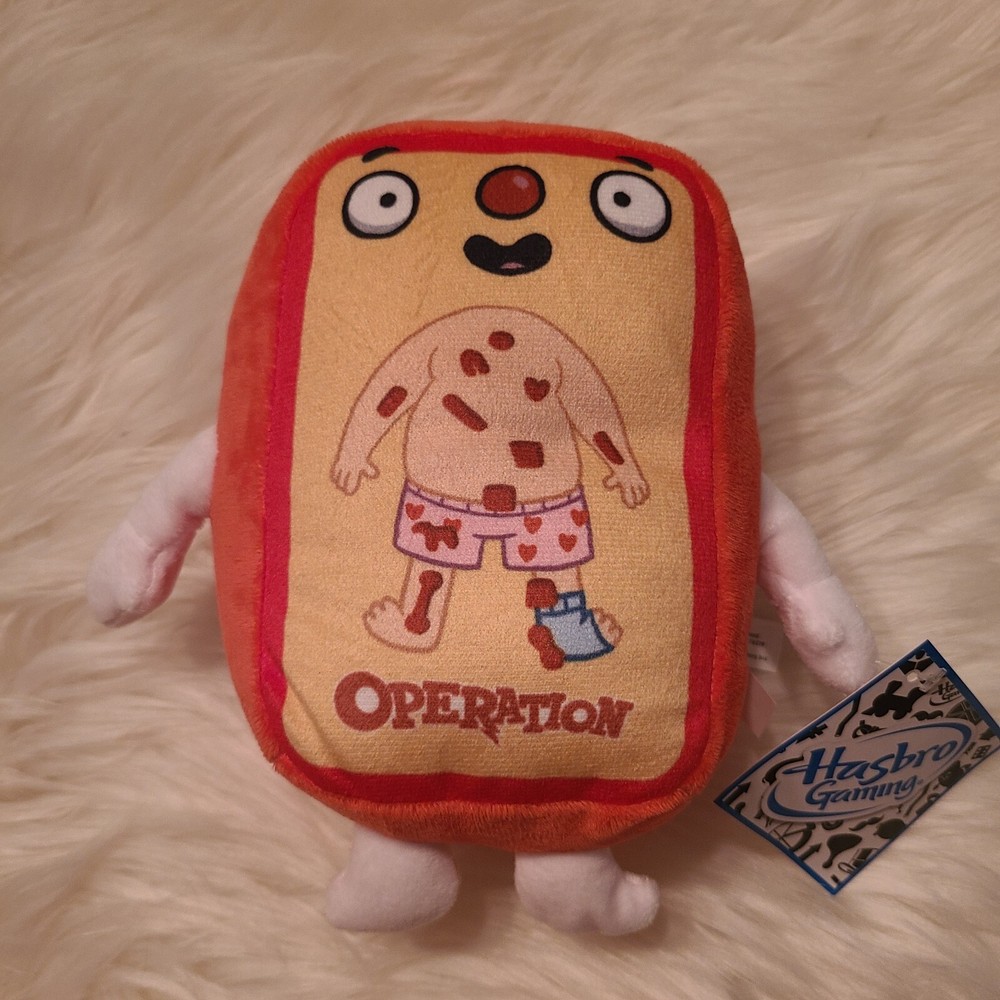 7″ licensed Toy Factory Rare Hasbro Operation Game Board Plush Doll Stuffed