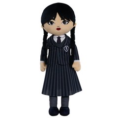 Wednesday Addams Large Plush Doll 15.5 Inch Exclusive Soft Toy For Collectors