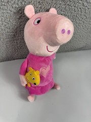 Vintage Peppa Pig Sleep N Oink Talking Musical Plush Stuffed Animal 14″ Works