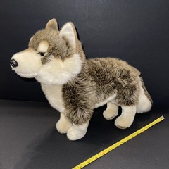 Remus Timber Wolf By Auswella Plush® Toy Plush Stuffed Animals- 21” L x 13” H