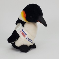 Safe Step Ice Melter Penguin Plush Promotional Advertising Bird Black White 10″