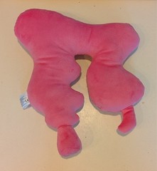 I Heart Guts COLON big pink plush DIGESTIVE SYSTEM part of the Large Intestine