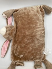 Little Miracles Light Brown Bunny Rabbit Plush Pillow Snuggle Me Costco 24″+