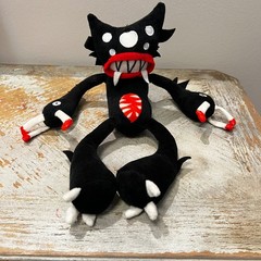 Poppy Playtime Killy Willy Monster Plush Black Red White Horror Game Stuffed Toy