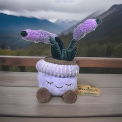 Russ Greenhouse Jana the Lilac Flower Plush 12″ Large Jazwares