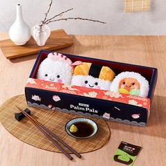 Aurora World Plush – Palm Pals Sushi Set – 3-Pack Gift Box – New