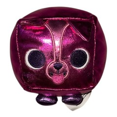Pet Simulator X Dark Matter Pink Metallic Corgi Dog 4″ Plush NO CODE