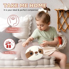 Onsoyours Original Weighted Sloth Plush Cute 13.8 1.8 Pound Hugging Sloth
