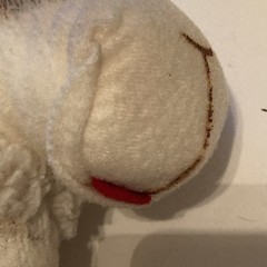 Vintage 1957 Original Knickerbocker Lamb Chop Shari Lewis Stuffed Animal Plush
