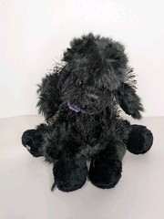 Ganz Webkinz Black Poodle Dog Plush Stuffed Animal Toy HM191 No Code 8″ Puppy