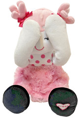 Baby Starters Peek A Boo Lamb Taking Laughing Pink White Infectious Laugh 12″
