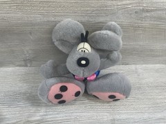 Thomas Goletz Diddl Comic Strip Mouse Plush Blue Overalls
